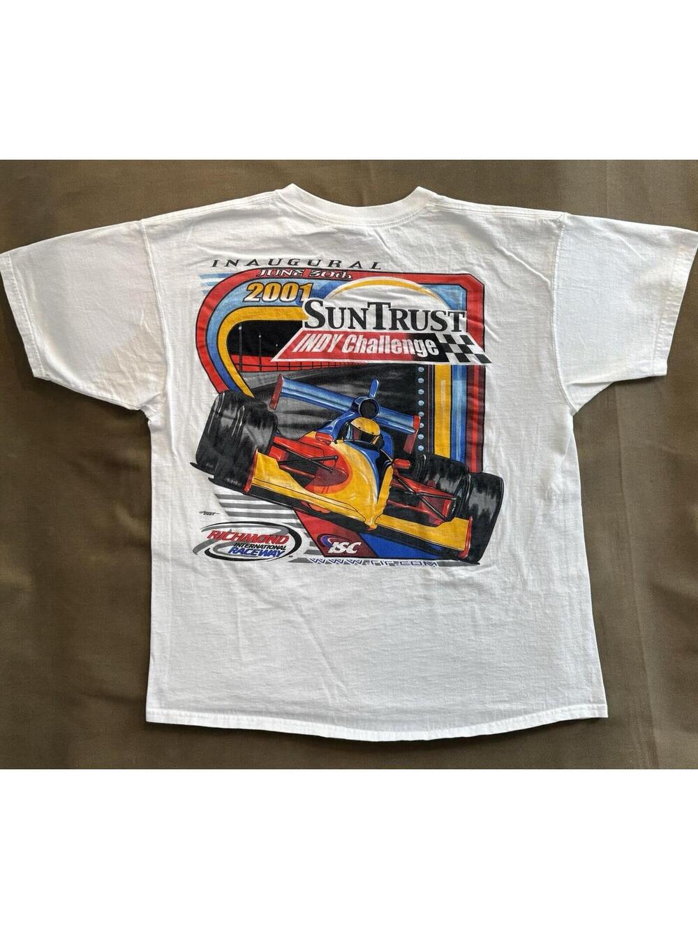 Eddie Cheever Jr. Autographed Vintage 2001 SunTrust Indy Challenge NASCAR Shirt